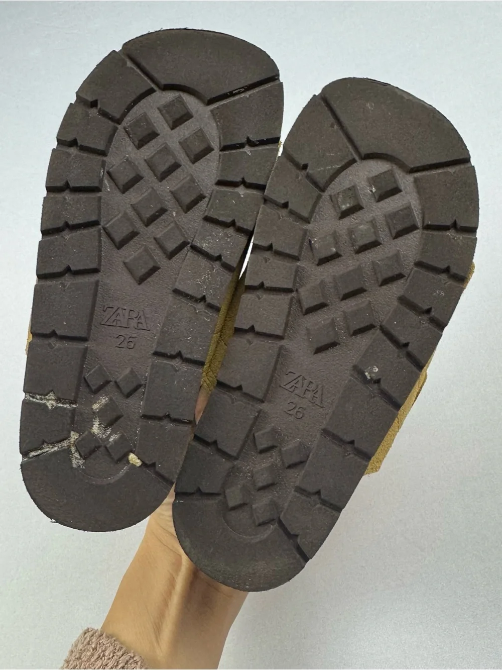 Zara‎ Faux Suede Little Boy Sandals Size 26